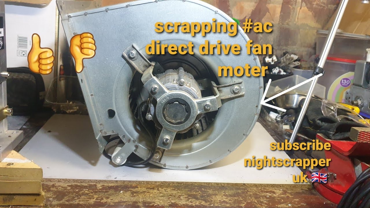 scrapping# ac direct drive fan moter 