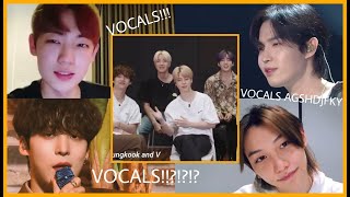kpop idols singing 'leave the door open' (bts, a.c.e, ateez, stray kids and more!!)