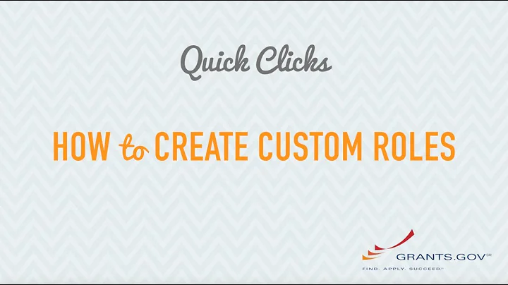 Quick Clicks: How to Create Custom Roles