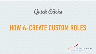 Quick Clicks: How to Create Custom Roles