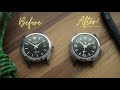 Seiko SARB033 on steroids: Building the Explorer Broad Arrow