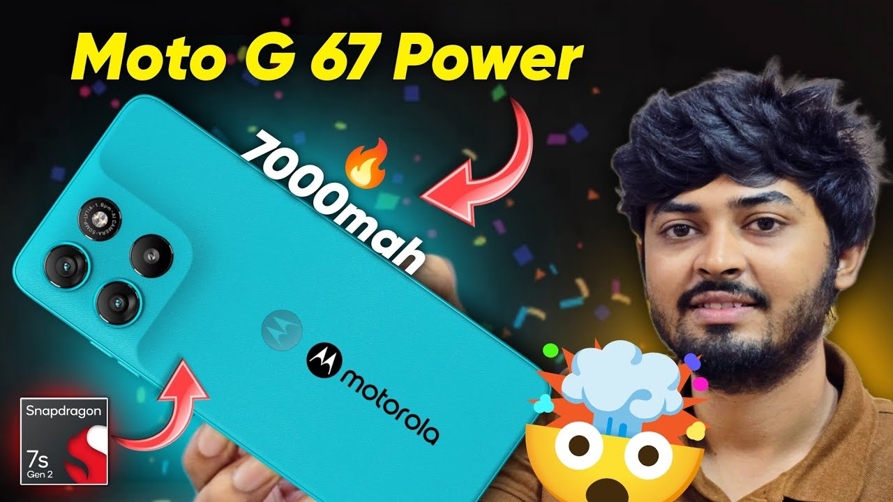 Motorola G67 Power 5G is Officially Here With 7000 mAh battery - YouTube