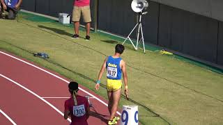2018年インターハイ 陸上 男子4×100mRリレー決勝