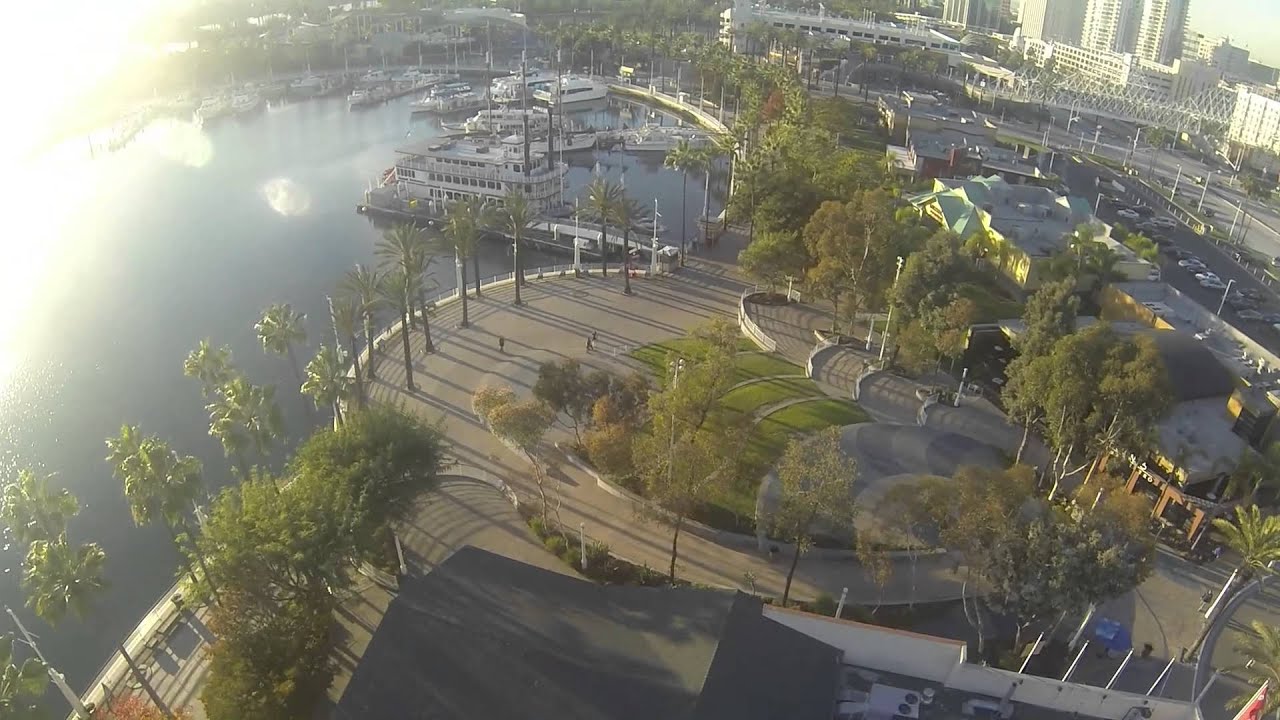 Rainbow Harbor Lighthouse Flyover