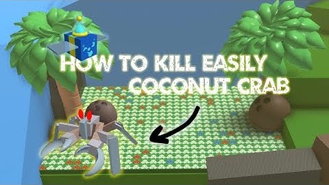 How to kill Coconut Crab while the midgame in 2024! [Bee Swarm Simulator]