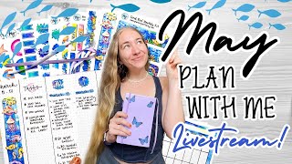 Plan with Me LIVE! || May 2024 Monthly Bullet Journal Setup