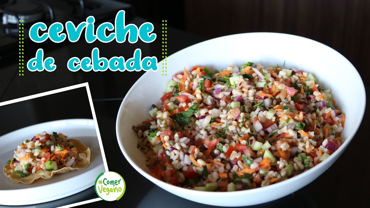 😎 CEVICHE DE CEBADA | Delicioso, nutritivo y fácil de hacer...