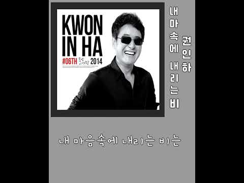 내 마음속에 내리는비 권인하 가사