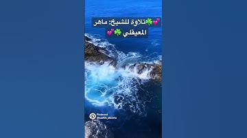 تلاوة خاشعة ☘️😌لسورة #الضحى بصوت الشيخ #ماهر_المعيقلي #قرآن #قران_كريم