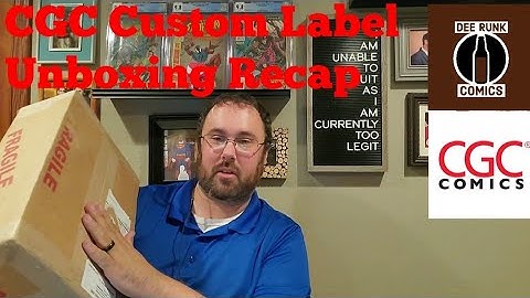 CGC Custom Label Unboxing