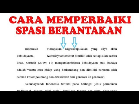 Cara Memperbaiki Spasi yang Berantakan di Dokumen Microsoft Word