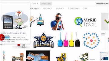 searching large images using google