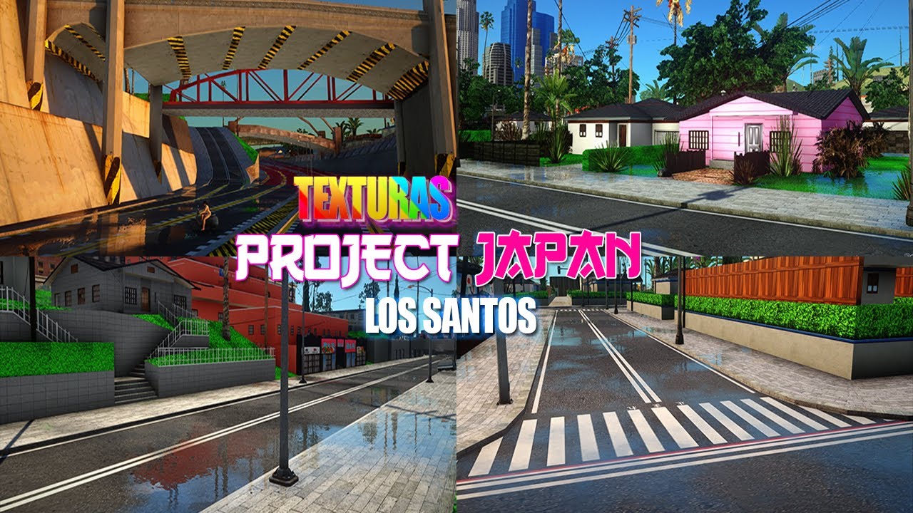 PROJECT JAPAN: Los Santos (Retextured) for GTA San Andreas