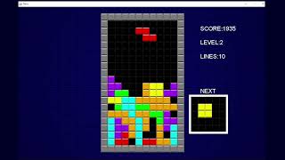 Project Tetris in Java - Video Demo Wealth