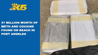 $7 million in meth and cocaine found on Port Angeles beach, police say