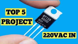 TOP 5 ELECTRONICS PROJECTS USING BT136 || amar technology