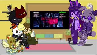Aftons React To Unfixable By Dagames, Animation By Lordblazoom And Half5Life Gacha Fnaf