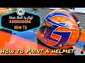 How to custom paint a Helmet