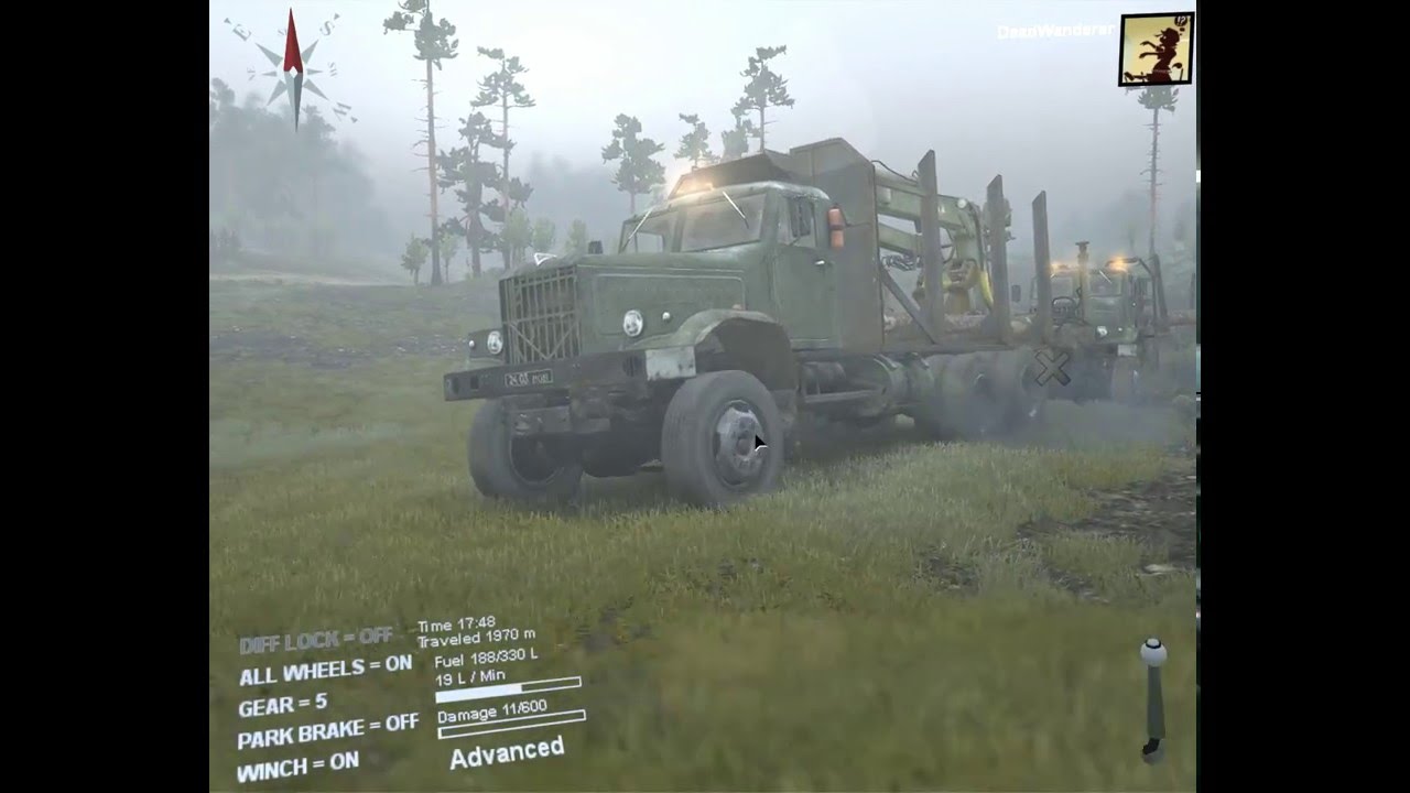 SpinTires 3.03.16/ Speedrun/ Plains/ Hardcore Mode/ Plains of pains