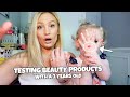 TESTING BEAUTY PRODUCTS WITH A 3 YEARS OLD!!