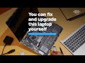 You can fix and upgrade this laptop yourself