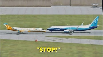 RIDICULOUS Pilot Behavior in Flight Simulator X (Multiplayer ATC)
