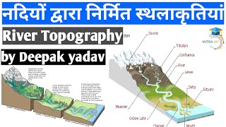 River Topography | नदियों द्वारा निर्मित स्थलाकृतिया | Indian Geography || by Deepak yadav