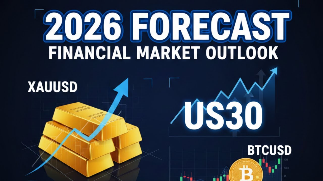 2026 Forecast: XAUUSD, US30 & BTCUSD Outlook