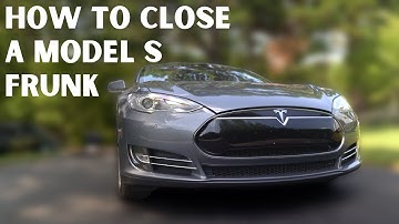 How To Properly Close A Tesla Model S Frunk - Do It The Right Way!
