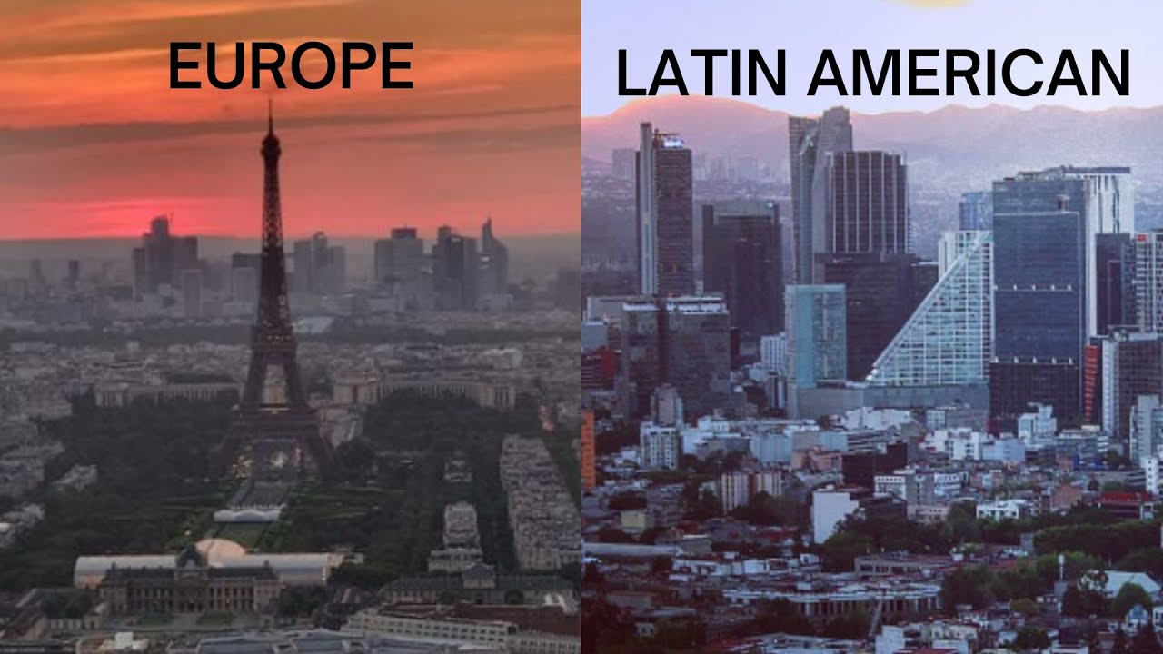 Ciudades europeas vs Ciudades latinoamericanas