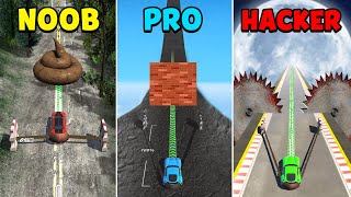 NOOB vs PRO vs HACKER - Slingshot Stunt Driver screenshot 2