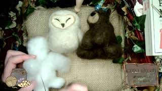 Needle Felted Owlbear Cub Satisfying Timelapse - Part 1