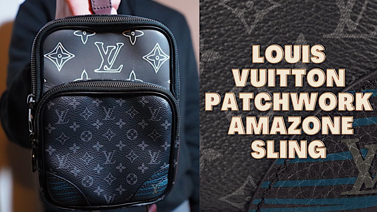 Louis Vuitton 2020 Eclipse Virgil Abloh Patchwork With Receipt Multiple  Wallet