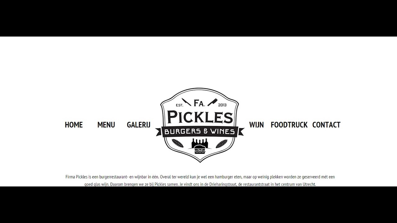 Firma Pickles Utrecht REVIEWS 0302317971 Restaurants Review YouTube