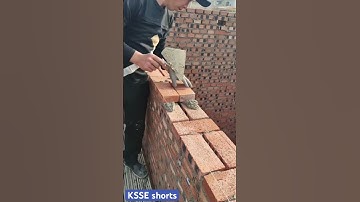Learn how to lay bricks #construction #satisfying #feed #building #brick