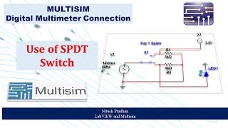 Spdt Switch Using Multisim Youtube