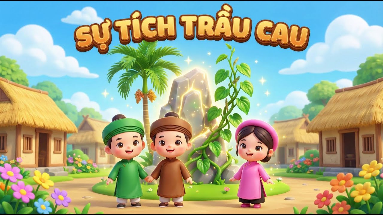 Sự Tích Trầu Cau - Phim Hoạt Hình 3D Chibi Cổ Tích Việt Nam 2025 Hay Nhất Cho Bé