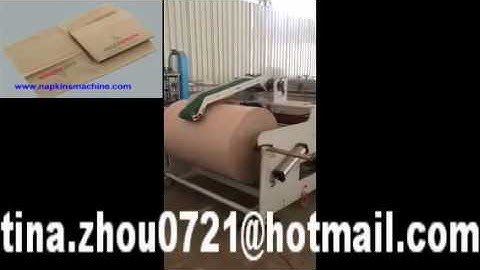 High Speed Napkin Folding machine to make Lunch Napkin