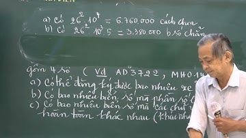 BÀI TẬP XÁC SUẤT. CHƯƠNG 0: GIẢI TÍCH TỔ HỢP.