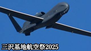 widow weasel 三沢基地 YGBSM ハット　三沢基地航空祭　米軍US 世界初】三沢基地航空祭 2025 RQ-4B グローバルホーク フライバイ