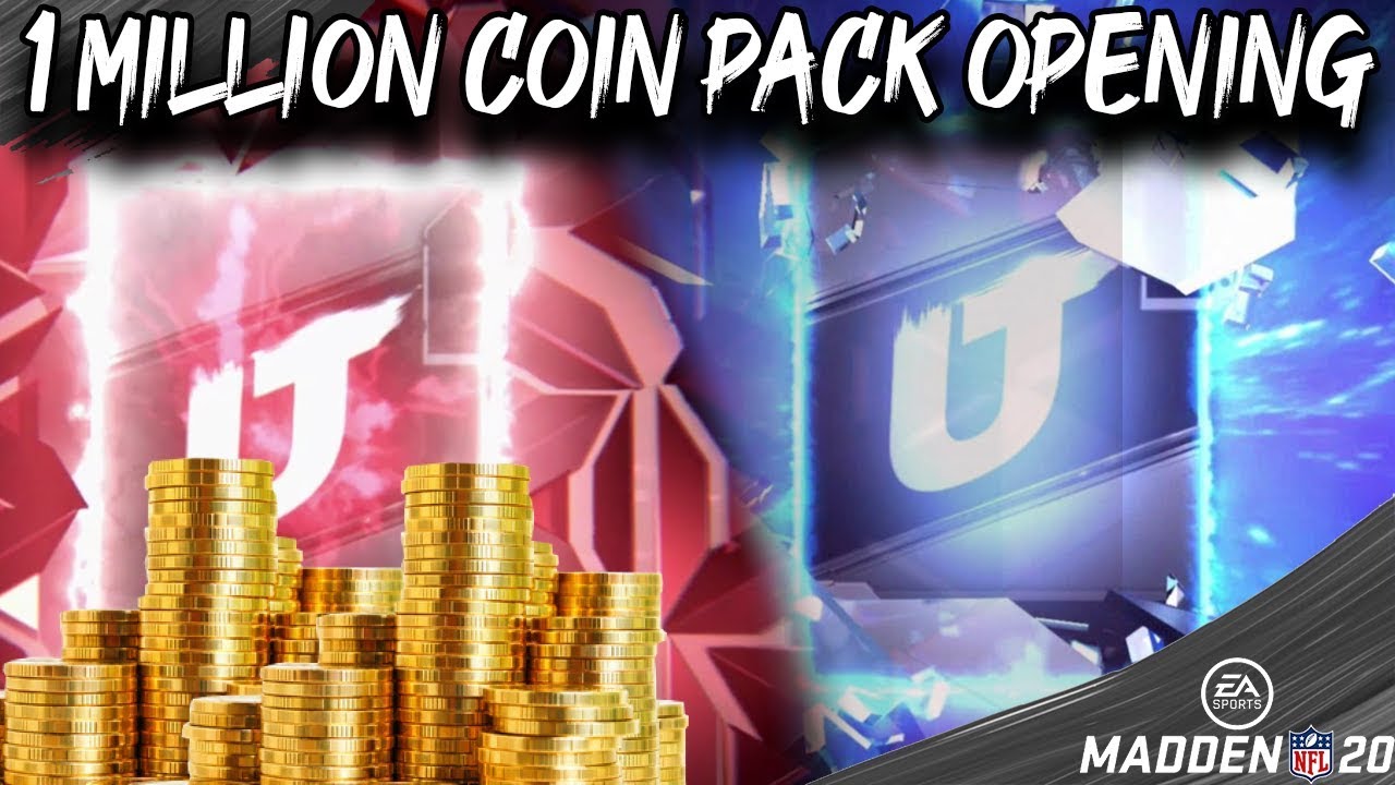 1 MILLION COIN PACK OPENING! *WALK OFF?* MADDEN 20 ULTIMATE TEAM