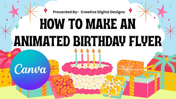 How to Create an Animated Birthday Flyer in Canva | Step-by-Step Canva Tutorial for Beginners