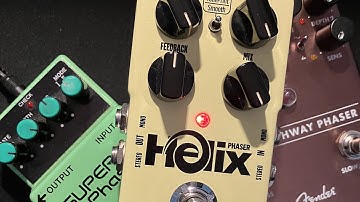 Phaser comparison BOSS PH-2 SUPER Phaser vs TC Electronic HELIX vs Fender LOST HIGHWAY