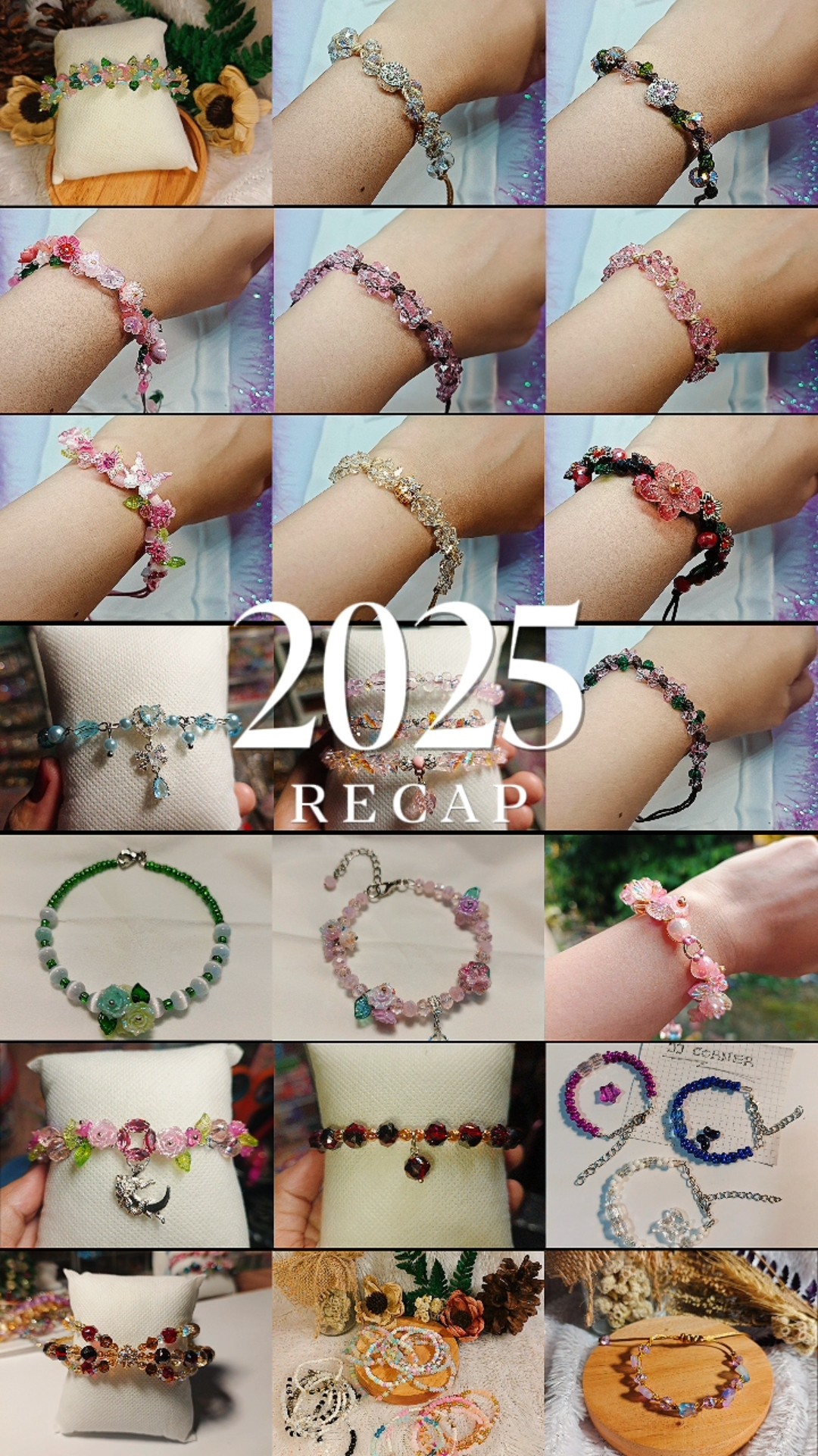 ❤000000ななさま❤2025年Bracelet❤❤❤❤✨️ My bracelet throughout 2025 #handmade #bracelet #2025recap - YouTube