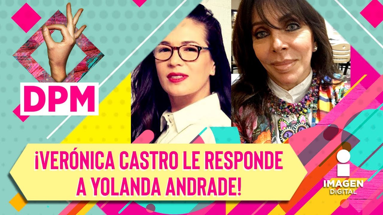 ¡Verónica Castro le responde a Yolanda Andrade por supuesta boda entre ellas!