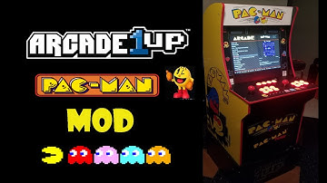 Arcade1up Pac-Man Mod with Horizontal Monitor!!