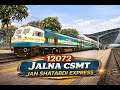 🔴 Jan Shatabdi Express LIVE | 12072 Jalna–CSMT | MSTS PART - 2
