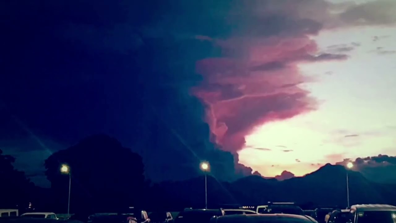 Cool pink storm cloud 