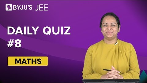 Daily Quiz #8 | Class 11-12 & Repeaters | Maths | Nidhi Ma