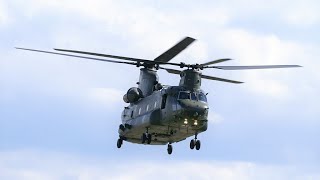 VERY RARE SIGHTING!!! Boeing Vertol CH-47D Chinook!